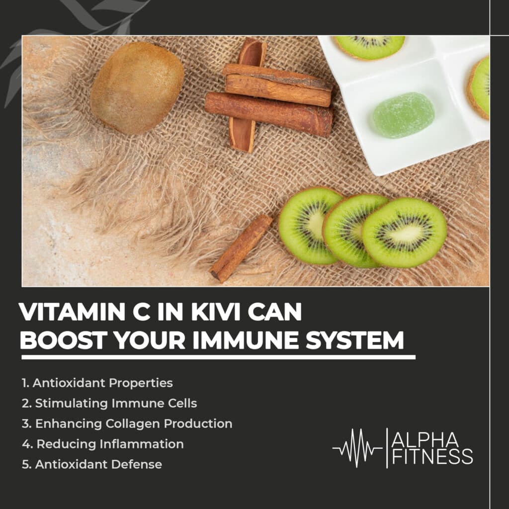 Vitamin C in kivi can boost your immune system