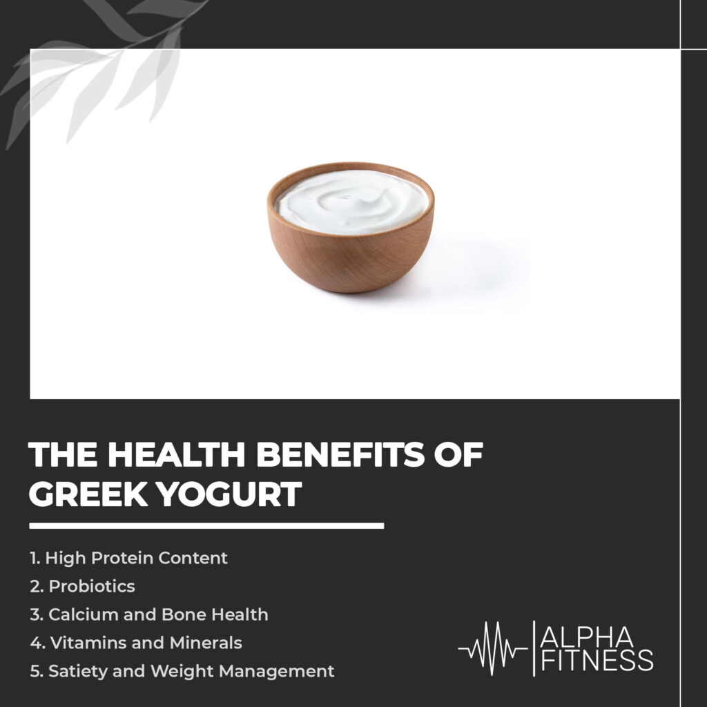 The health benefits of greek yogurt