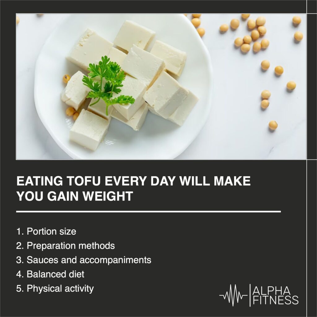 Eating tofu every day will make you gain weight - AlphaFitness.Health