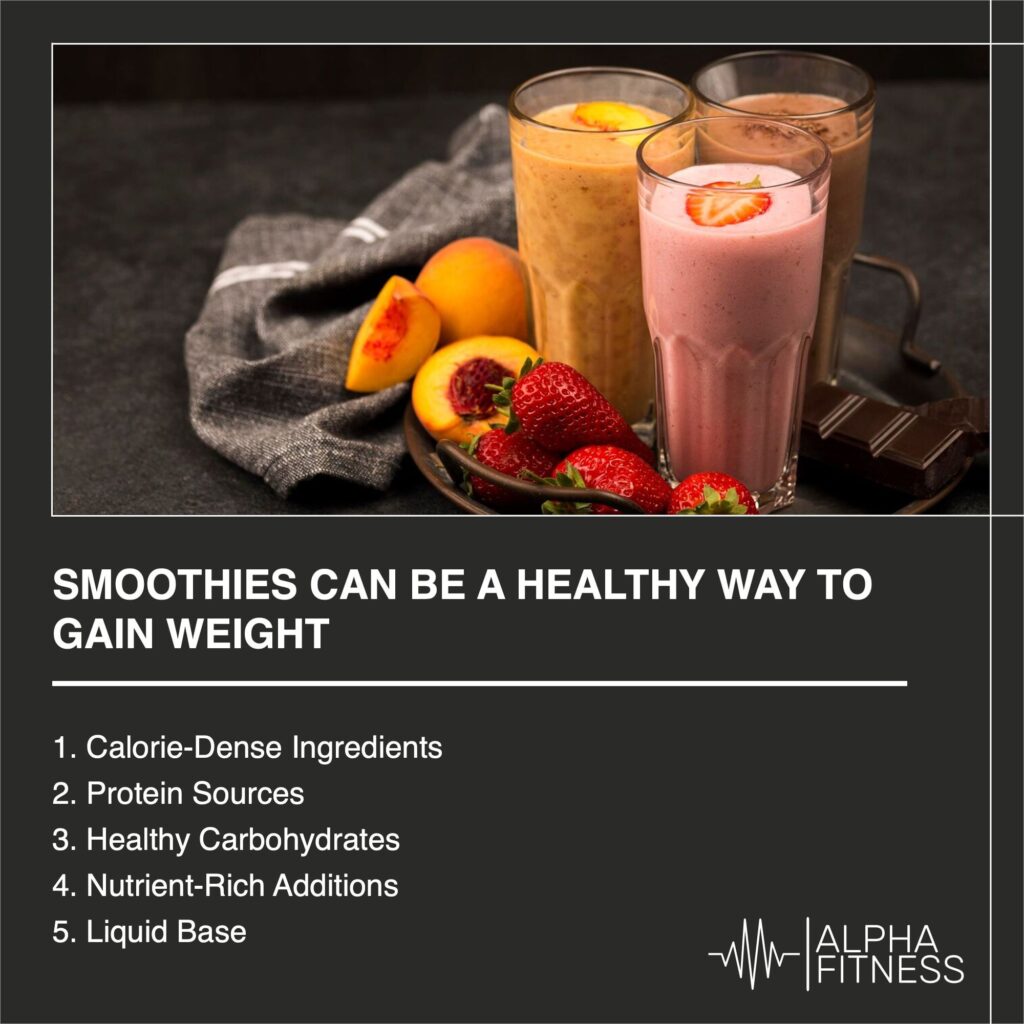Smoothies can be a healthy way to gain weight - AlphaFitness.Health
