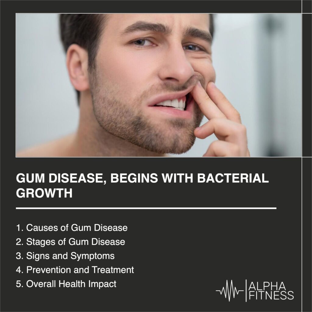 Gum disease, begins with bacterial growth - AlphaFitness.Health
