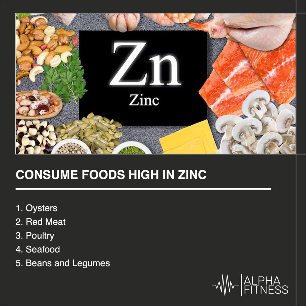 Consume foods high in zinc - AlphaFitness.Health