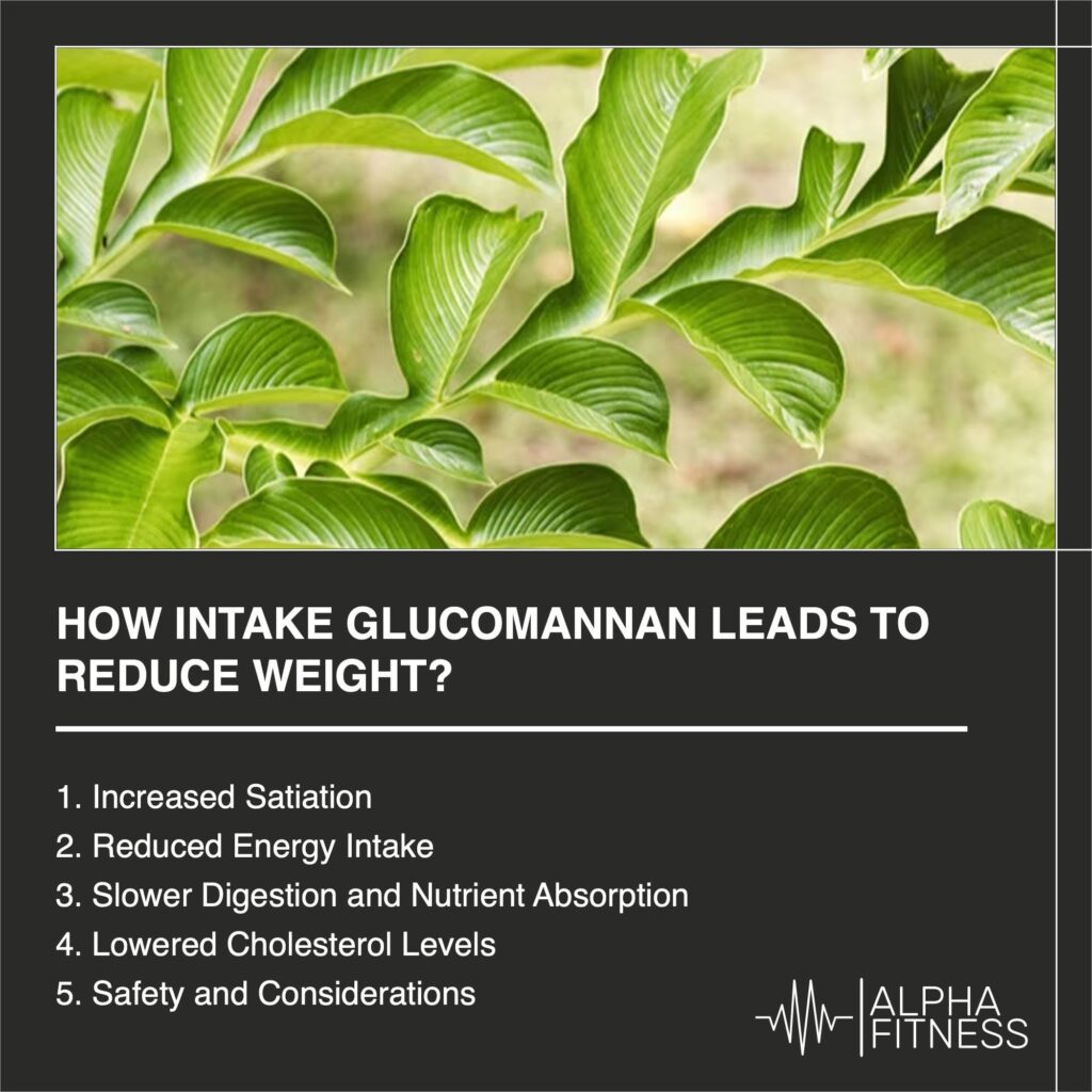 How intake glucomannan leads to reduce weight? - AlphaFitness.Health