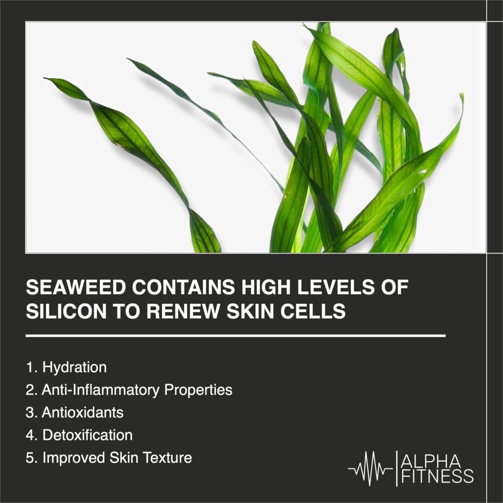 Seaweed contains high levels of silicon to renew skin cells - AlphaFitness.Health